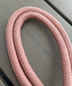Koord katoen 10 mm - oud roze