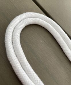 Koord katoen 10 mm - wit