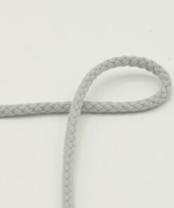 Koord katoen 6 mm - silver grey