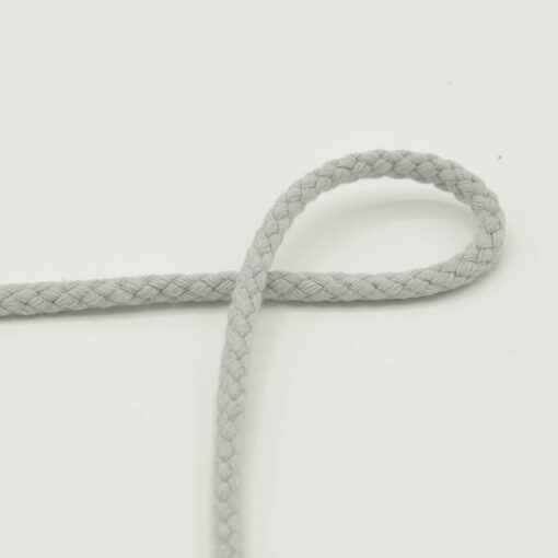 Koord katoen 6 mm - silver grey