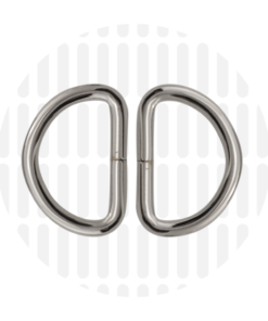 D-ring 25 mm - nickle (per 2 verpakt)
