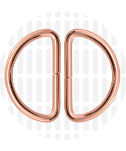 D-ring 38 mm - rose gold (per 2 verpakt)