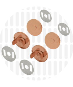Magneetsluiting 18 mm - rose gold (per 2 verpakt)
