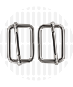 Schuifgesp 25 mm - nickel (per 2 verpakt)