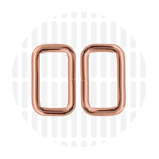 Passant 25 mm - rose gold (per 2 verpakt)