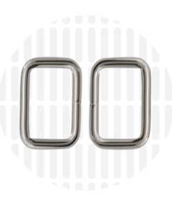Passant 25 mm - nickel (per 2 verpakt)