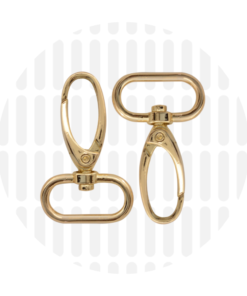 Musketon 25 mm - gold (per 3 verpakt)