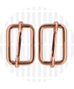 Schuifgesp 25 mm - rose gold (per 2 verpakt)