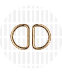 D-ring 20 mm - gold (per 2 verpakt)