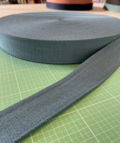 Tassenband 40 mm - staalblauw