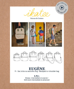 Ikatee - EUGENE backpack and shoulder bag - paper sewing bag