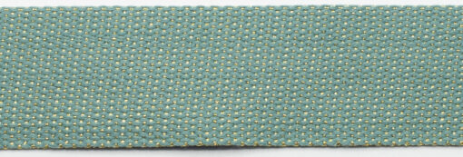 Tassenband gold metal fiber 40 mm - dark dusty mint